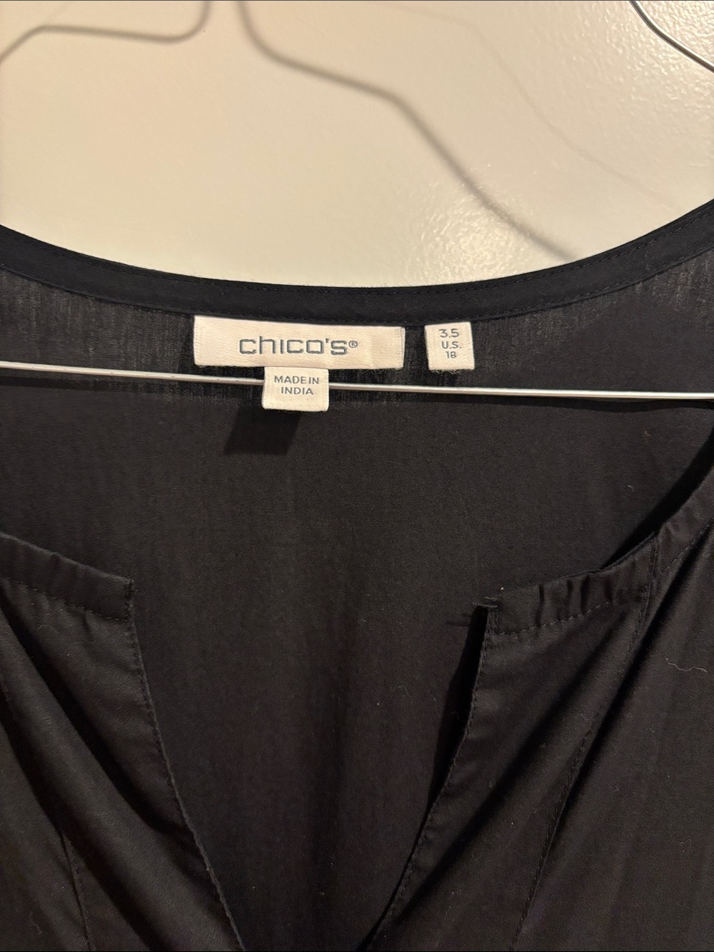 Chico’s Women’s Maxi Dress with eyelet details and Pockets 3.5 or 18 - Picture 2 of 7